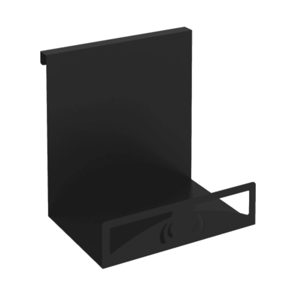 Навесной лоток для бумаг вертикальный широкий (на ЛДСП экраны)