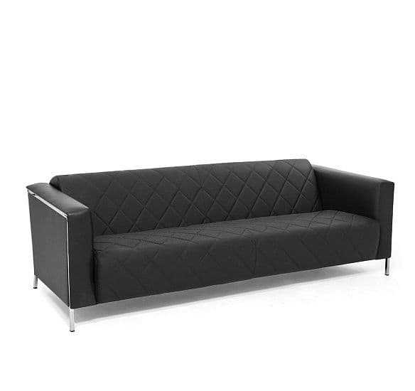 Диван 3-х местный (кожа+кожзам)