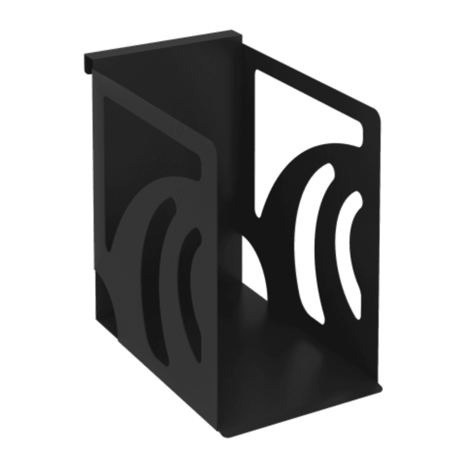 Навесной лоток для папок широкий (на ЛДСП экраны)