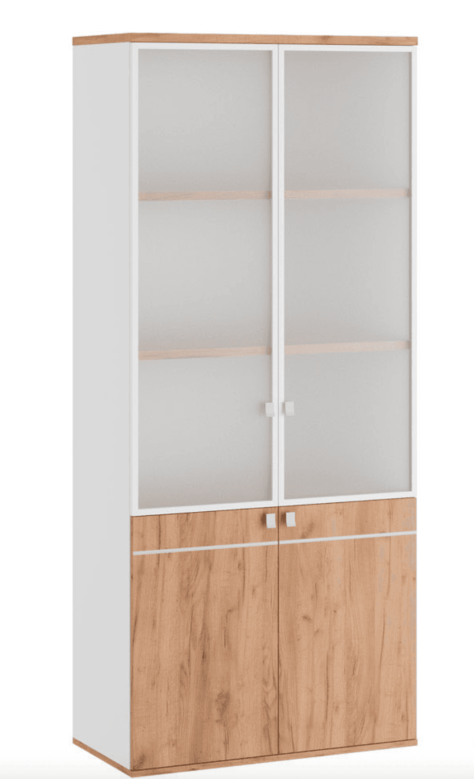 Шкаф для бумаг со стеклом (стекло в раме)