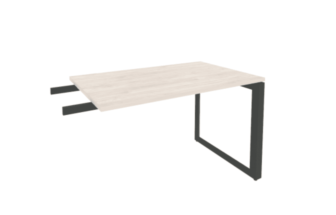 Брифинг-приставка на О-образном м/к (антрацит) 1180