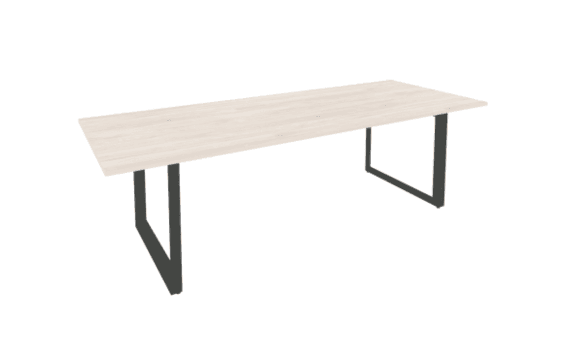 Стол переговорный на О-образном м/к (антрацит) 2580