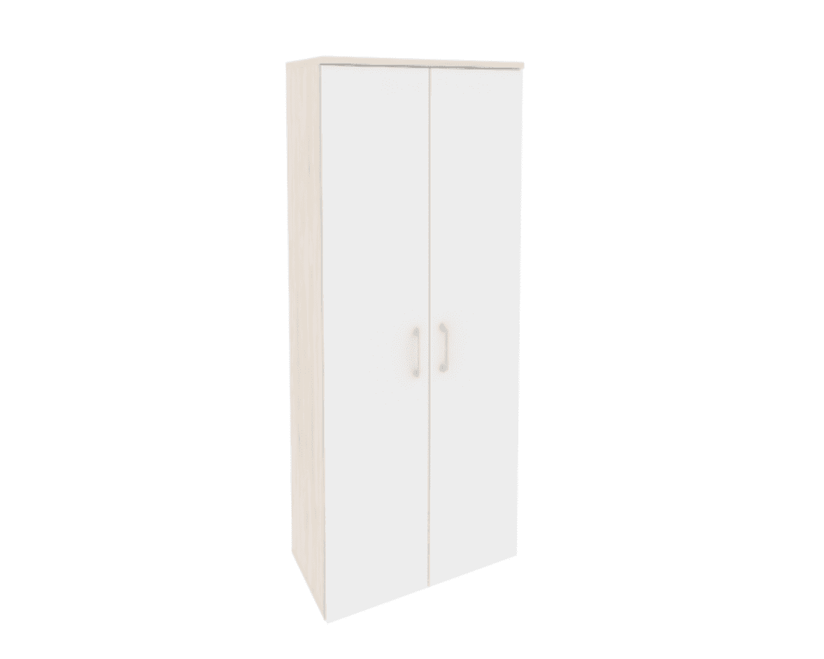 Гардероб широкий (фасад белый бриллиант)
