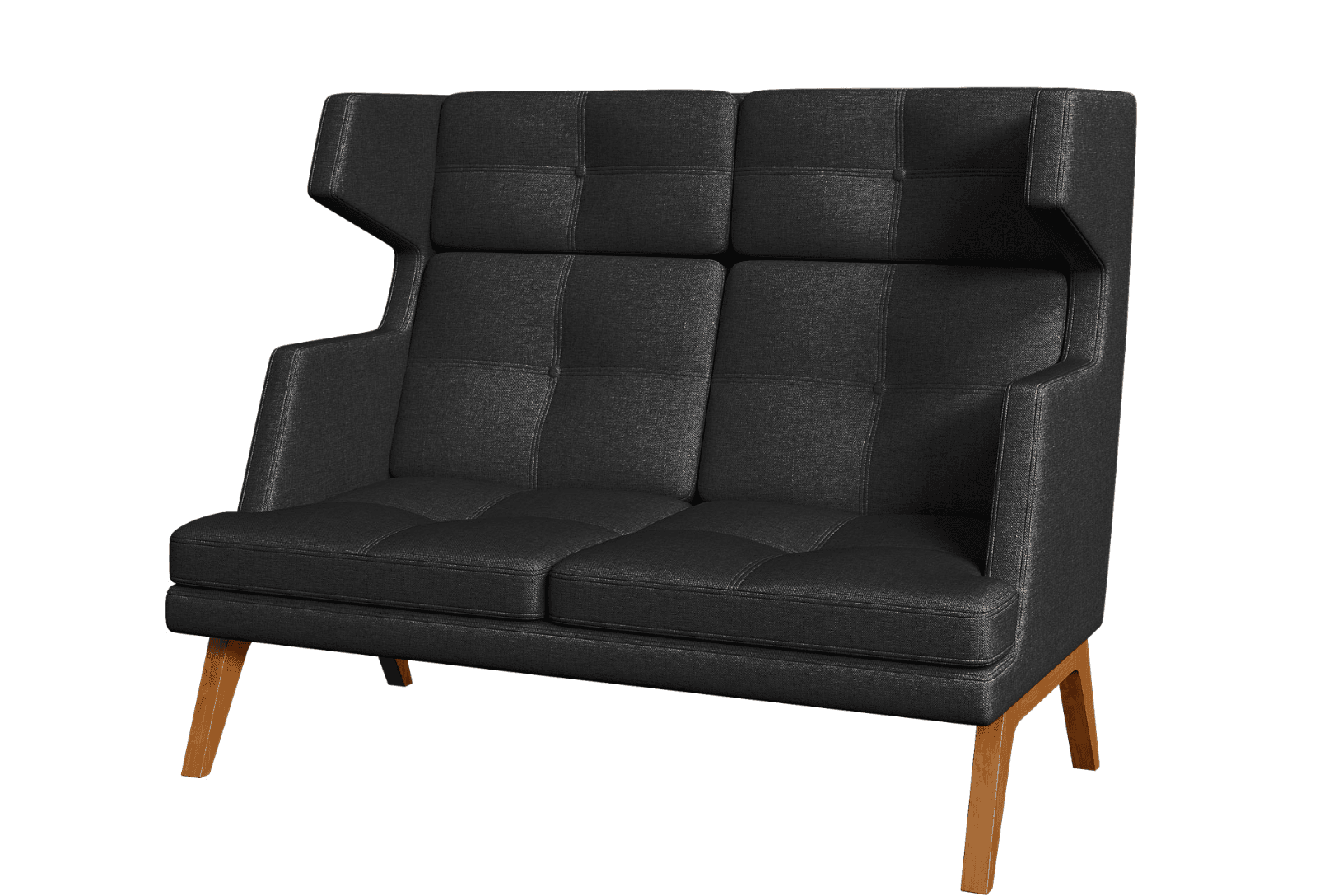 Диван двухместный - высокая спинка