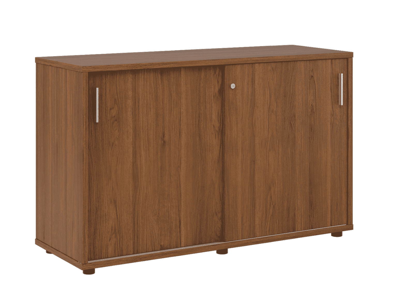 Тумба с раздвижными фасадами низкая