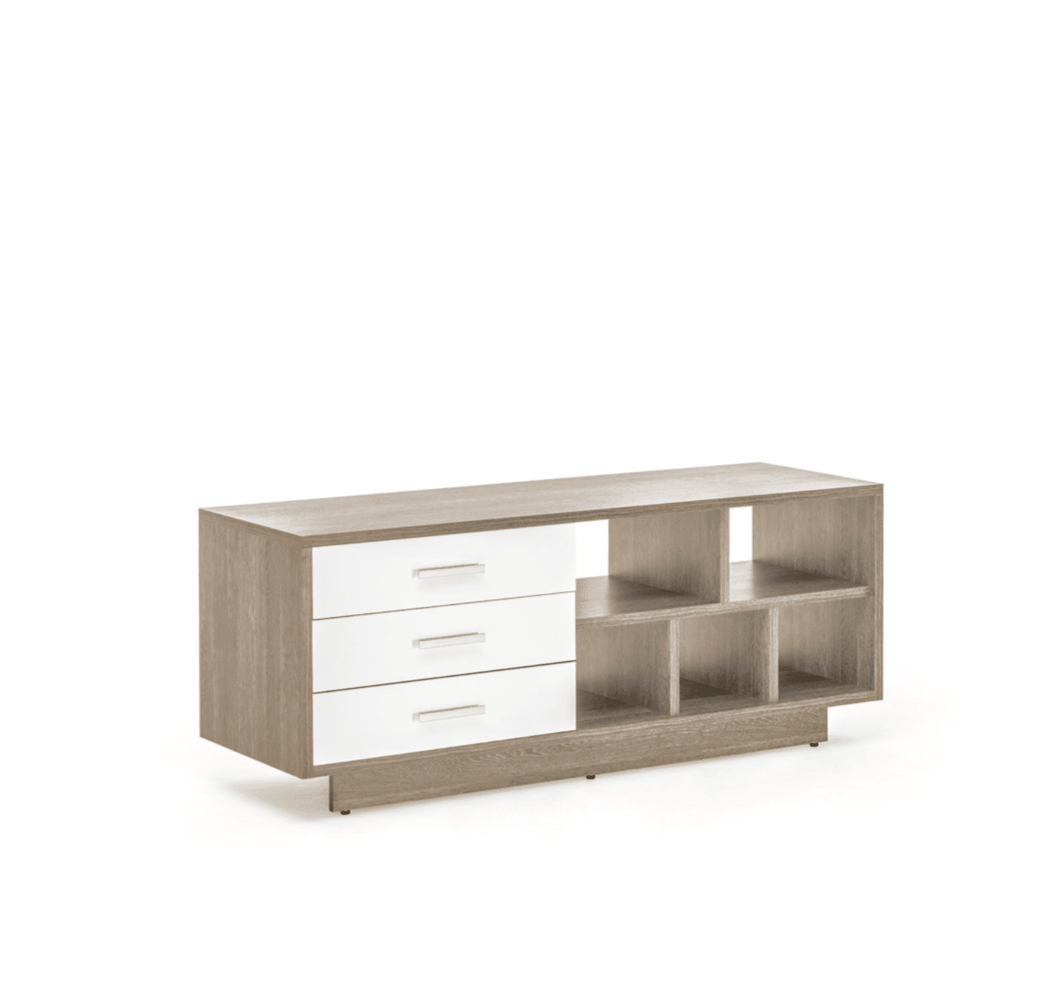 Сервисная тумба, 3 ящика + полки