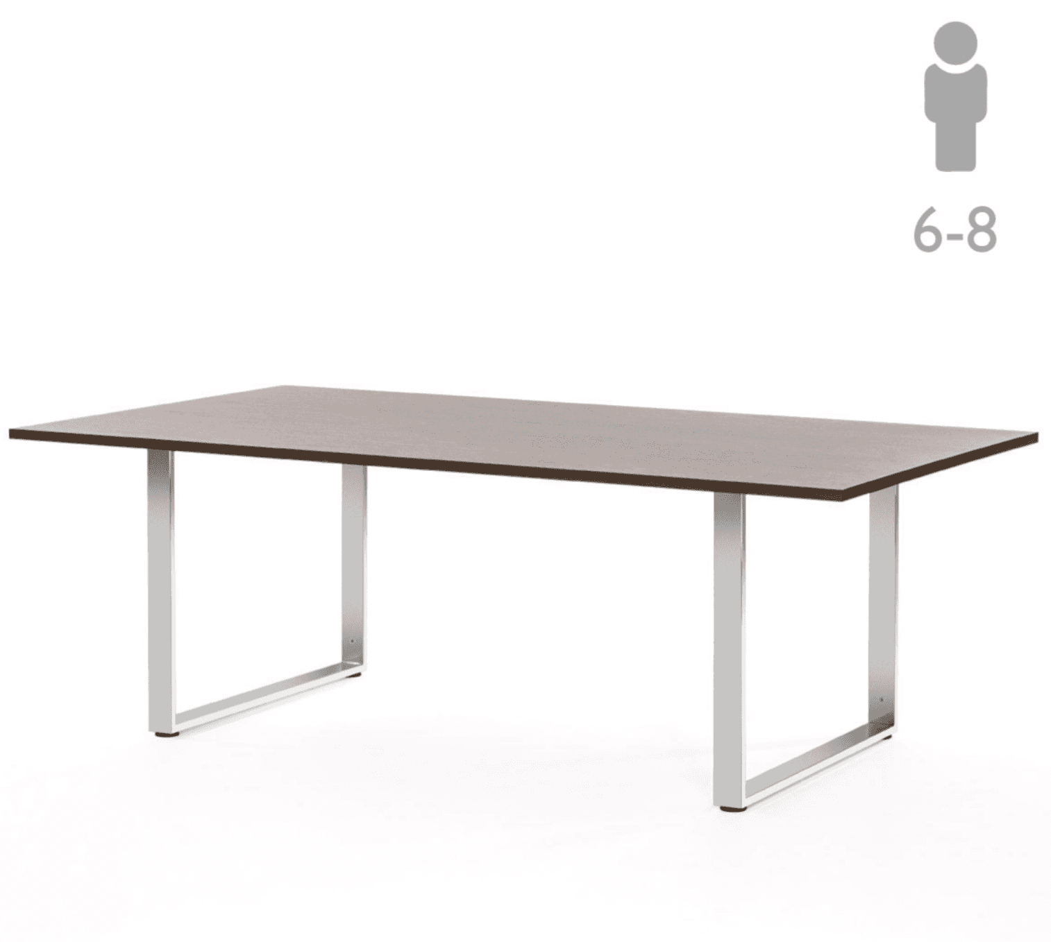 Стол переговорный 220 - хром