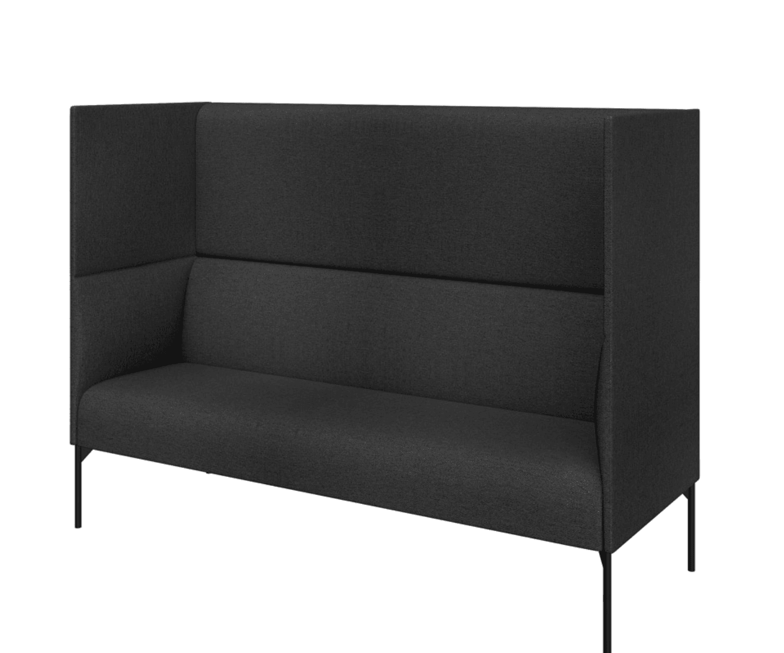 Трехместный диван - высокая спинка