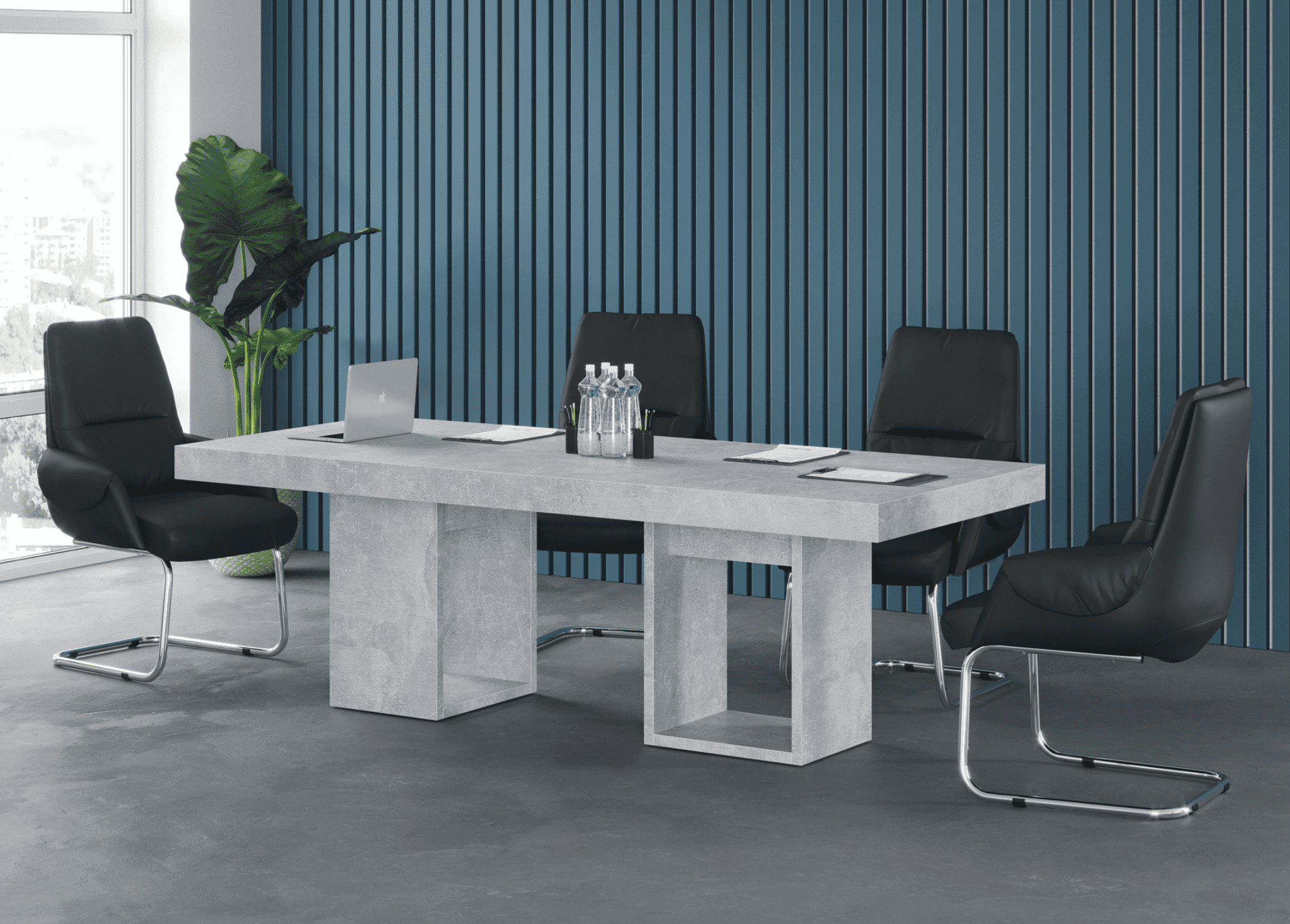 Переговорный стол Бетон