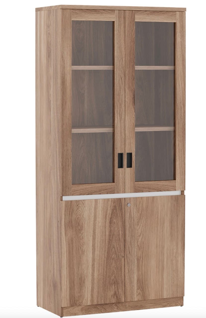 Шкаф для бумаг со стеклом