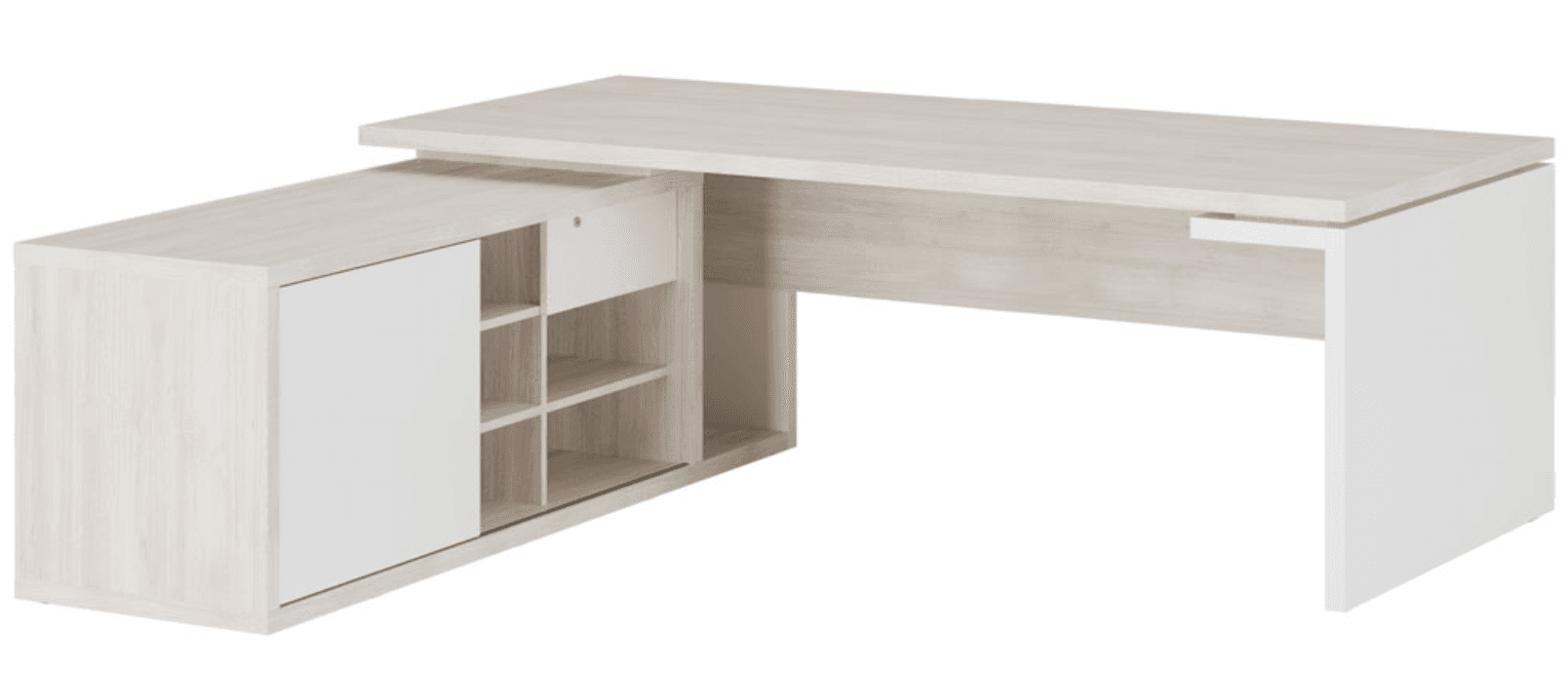 Стол рабочий на опорной креденции левый 200