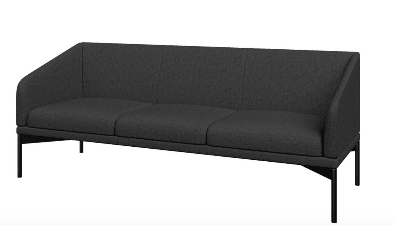 Трехместный диван (рогожка)