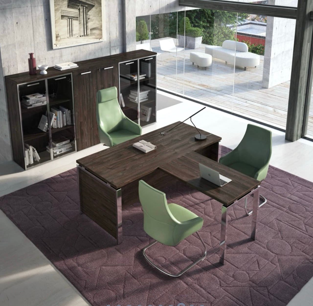 Кабинет Флеш Люкс дуб термо