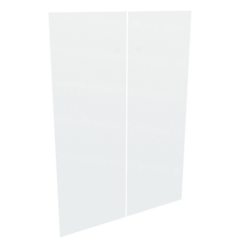 Комплект средних стеклянных дверей