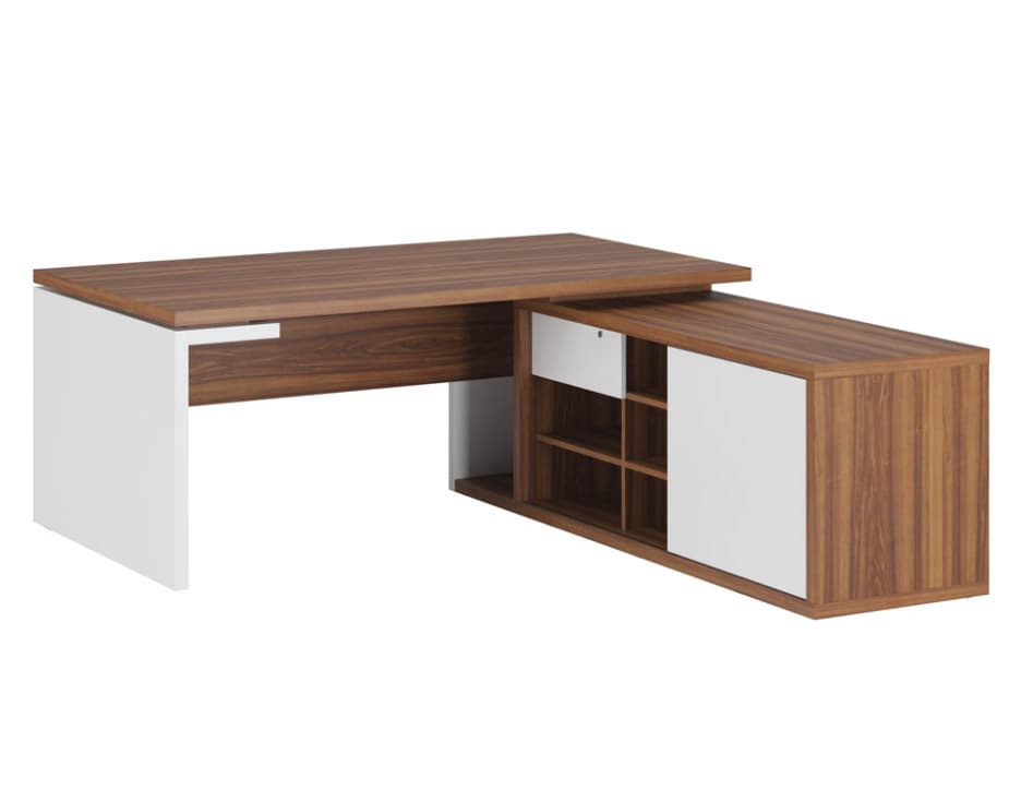 Стол письменный на опорной креденции правый 180