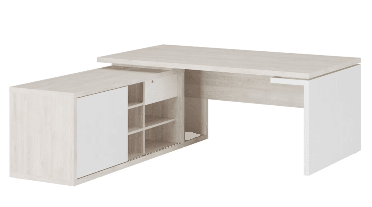 Стол письменный на опорной креденции левый 180