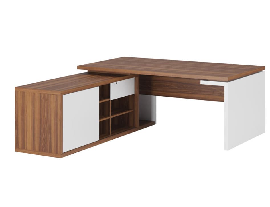 Стол письменный на опорной креденции левый 180