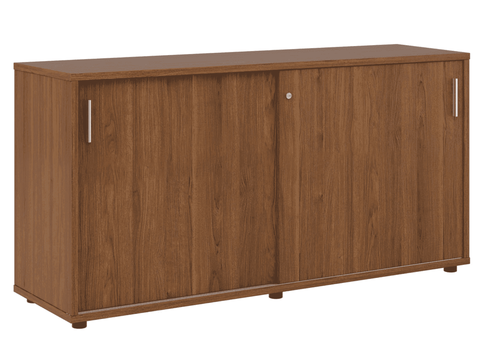 Тумба с раздвижными фасадами низкая