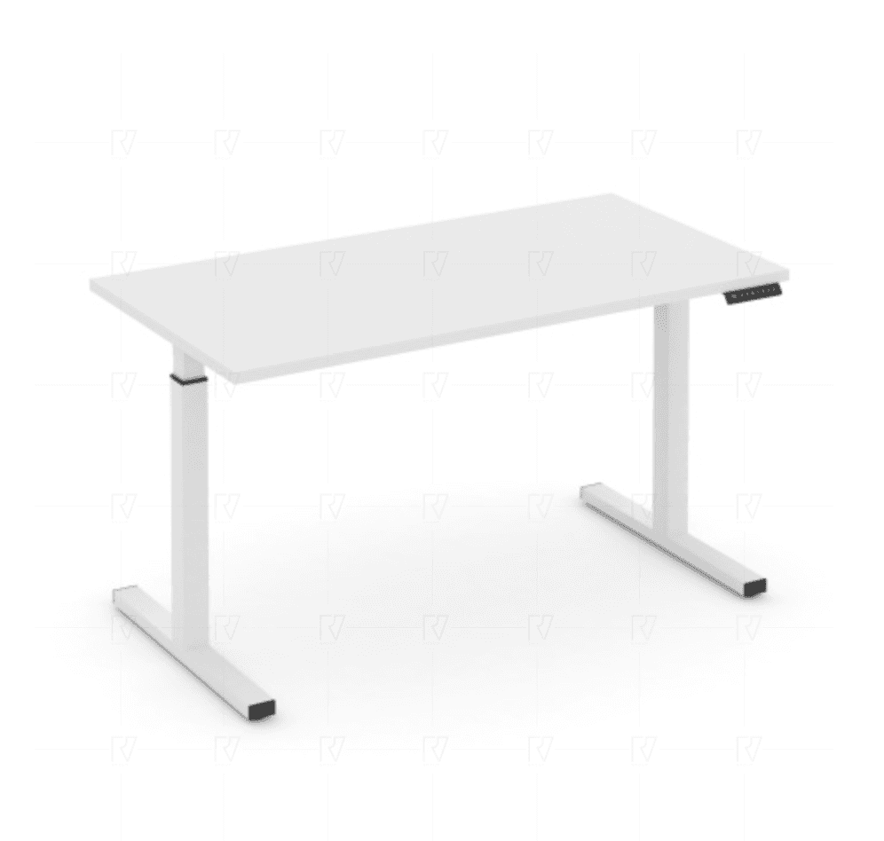 Стол электроподъемный 1380 (металл белый)