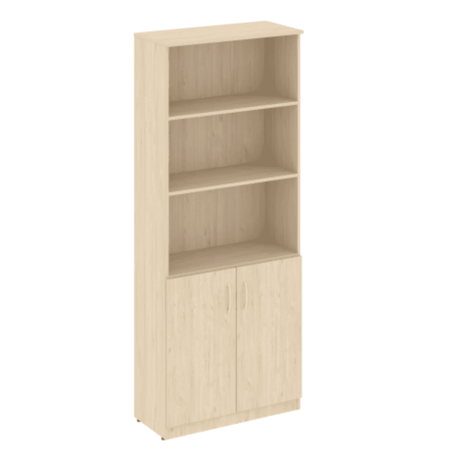 Шкаф высокий широкий (2 низкие двери ЛДСП)