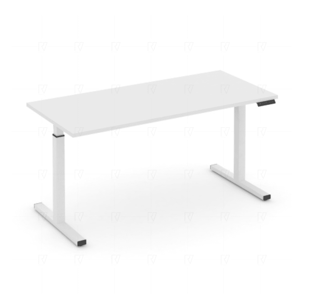 Стол электроподъемный 1580 (металл белый)