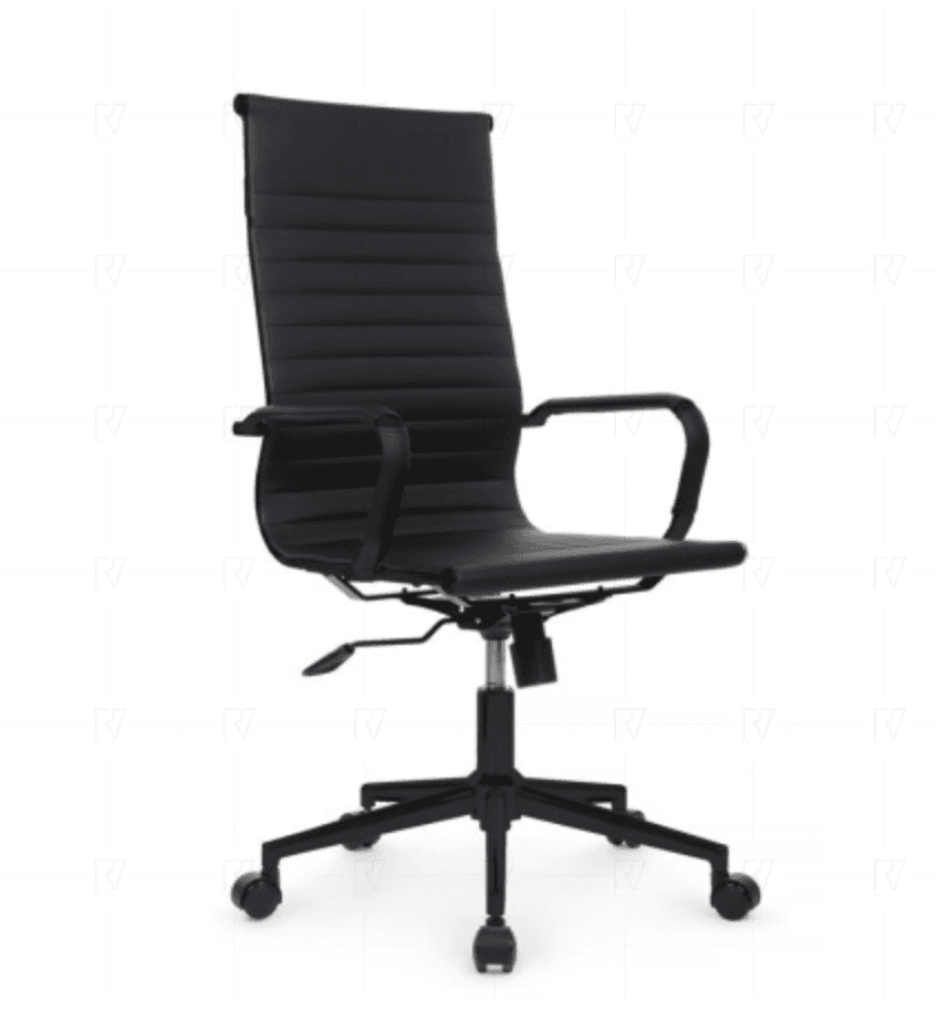 Кресло Хьюго R Chair (экокожа/металл черный)