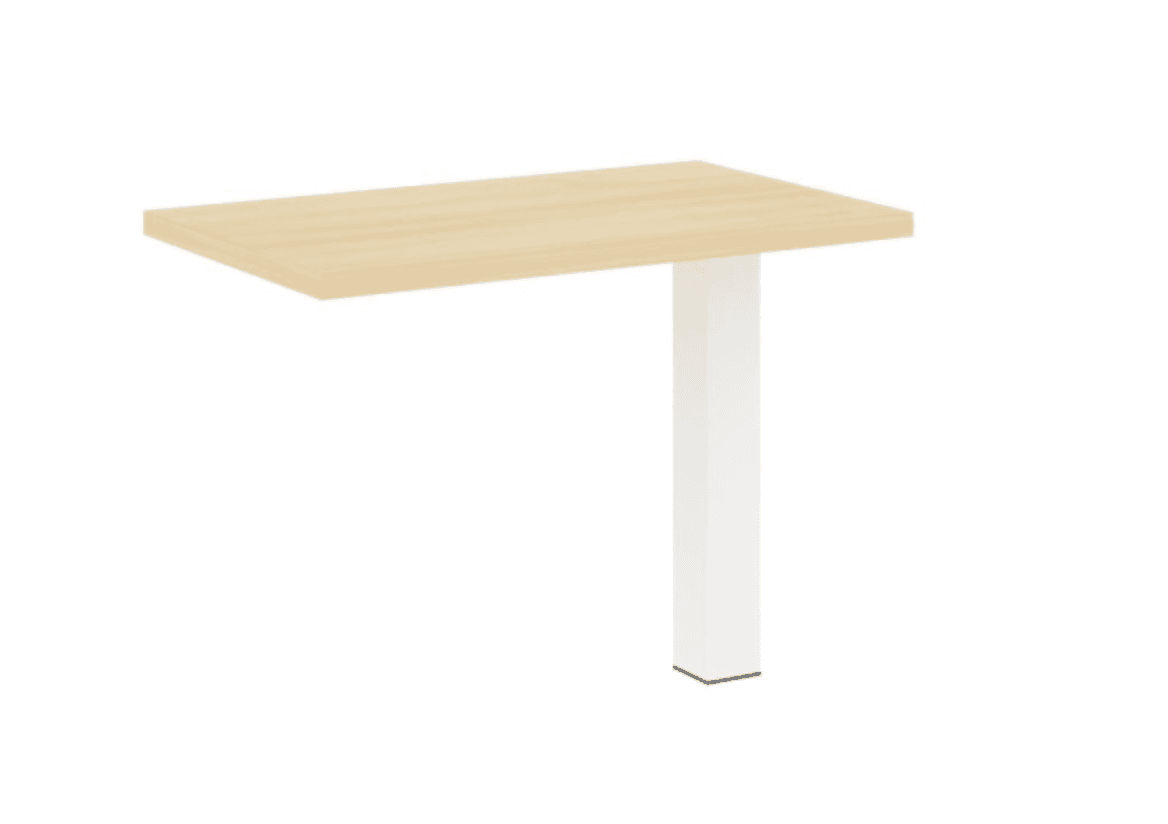 Брифинг-приставка 1000 (металл белый)