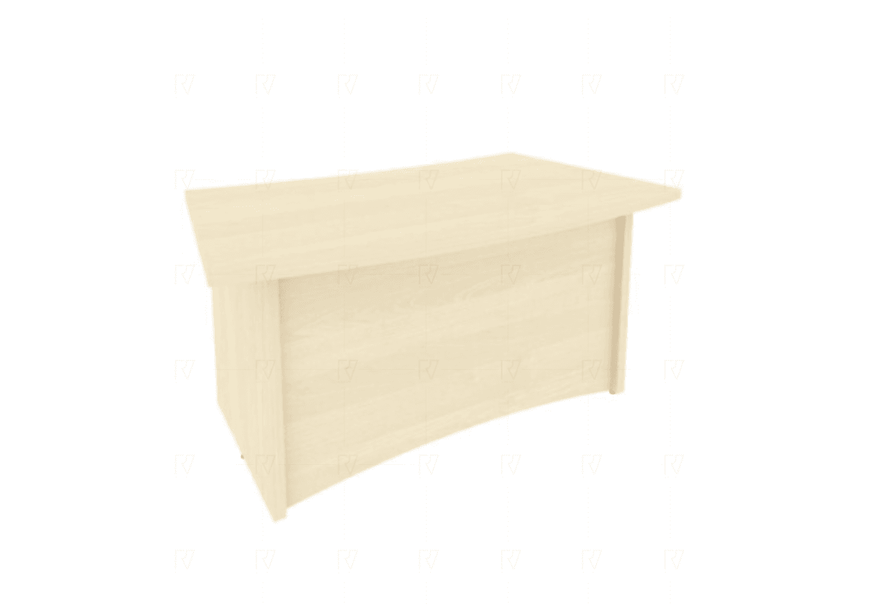 Стол руководителя криволинейный