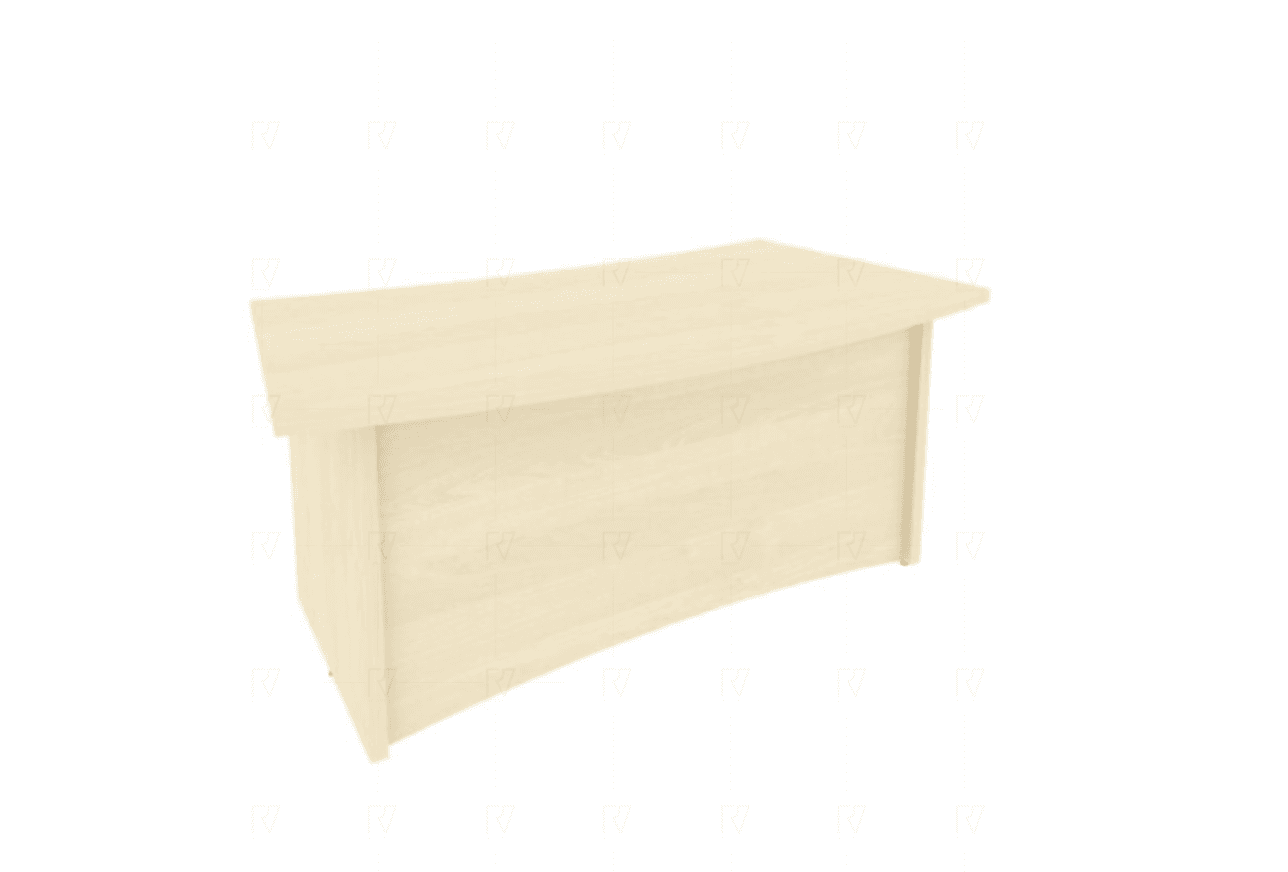 Стол руководителя криволинейный