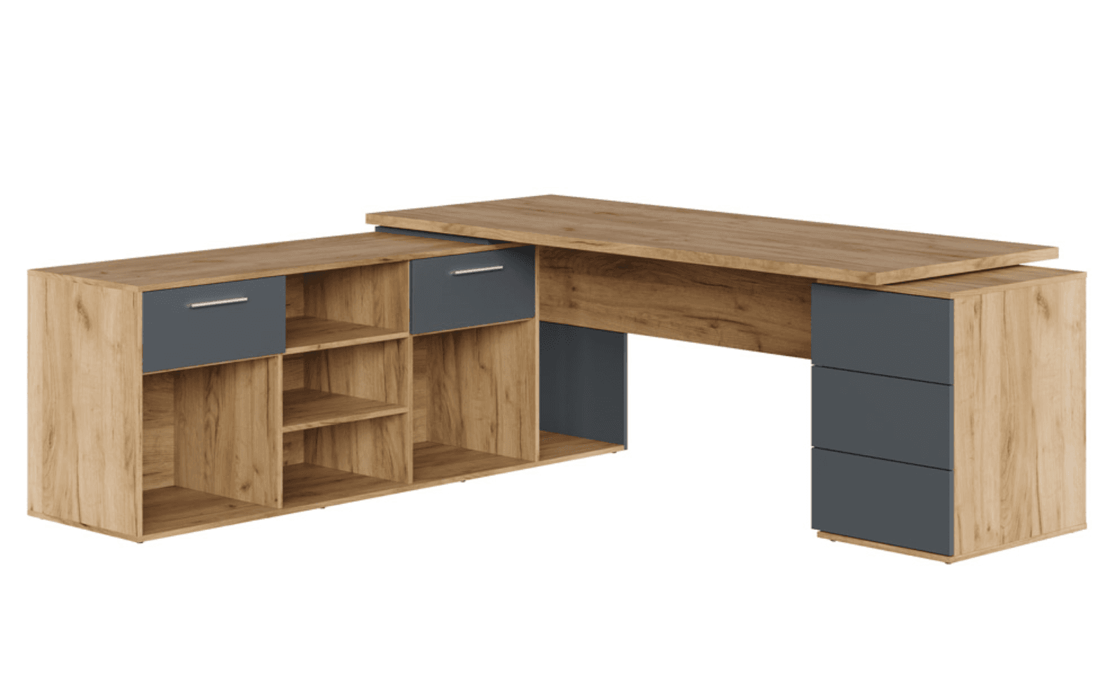 Стол письменный на опорной креденции левый/правый 218