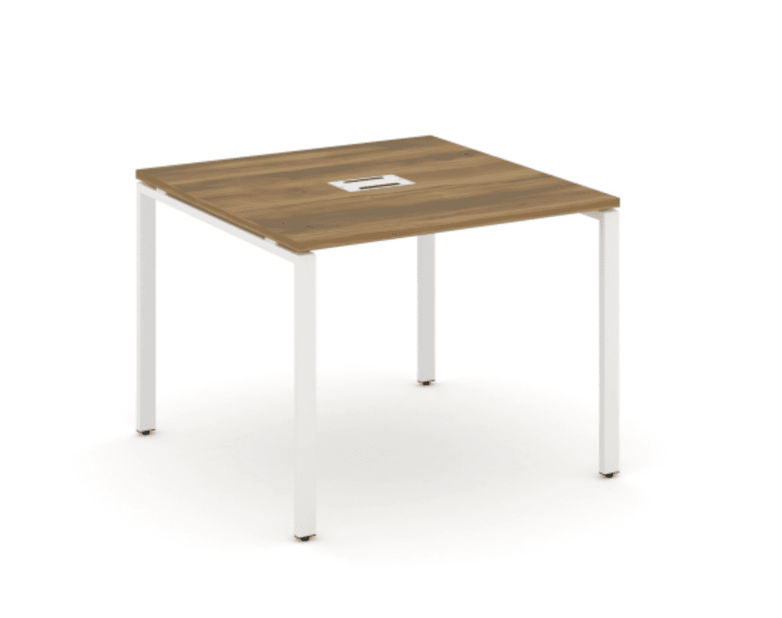 Стол переговорный (1 столешница) 980  - металл белый