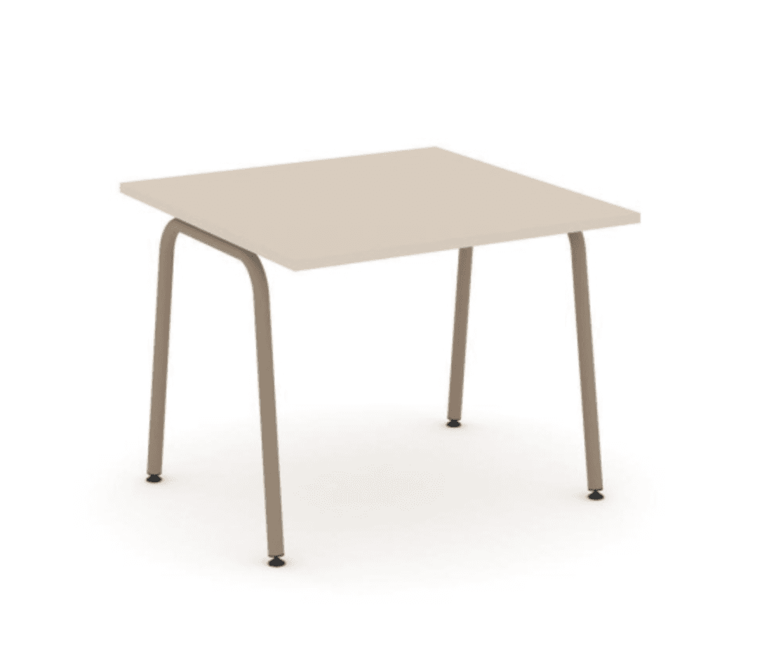 Стол переговорный на круглой опоре 980 - металл латте