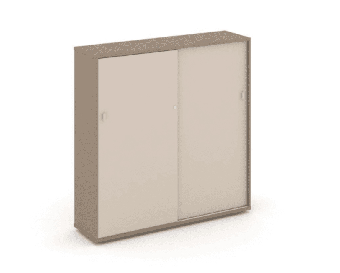 Шкаф-купе приставной средний - основание латте