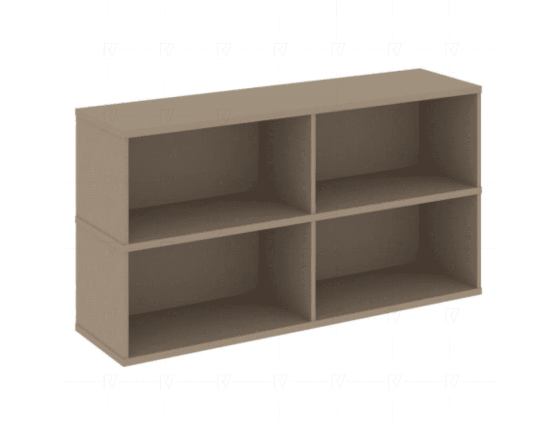 Надставка на 2 тумбы высокая открытая