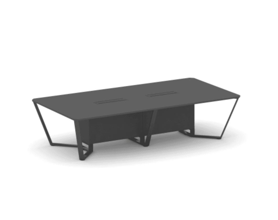 Стол переговорный прямоугольный 320 - металл антрацит