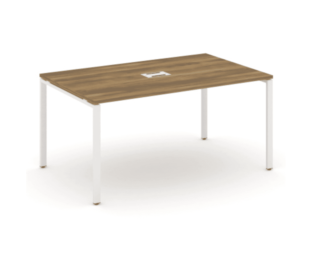 Стол переговорный (1 столешница) 1580  - металл белый