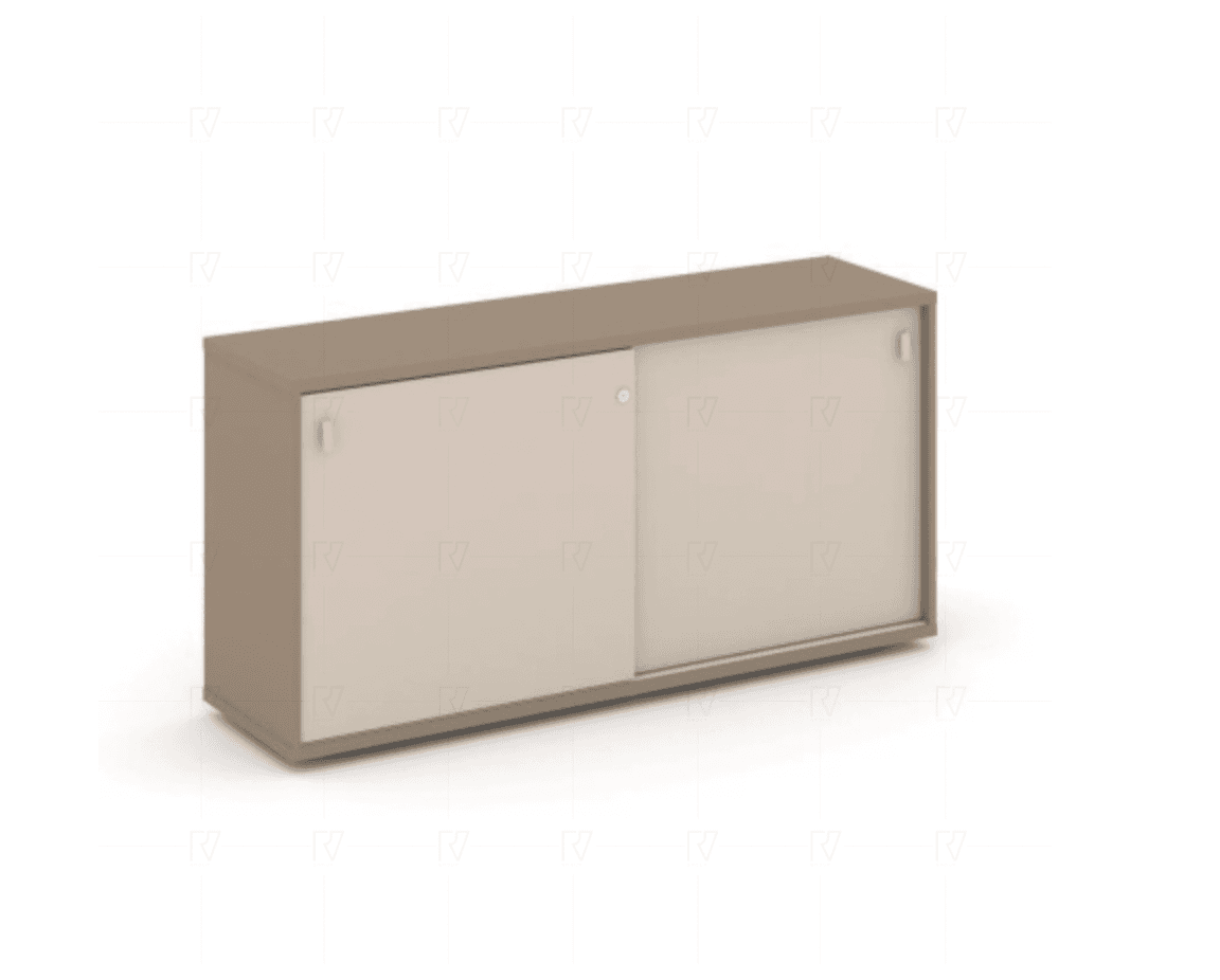 Шкаф-купе приставной низкий - основание латте