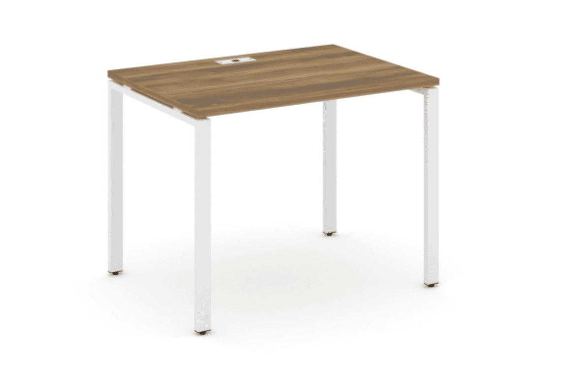 Стол письменный 980 - металл белый