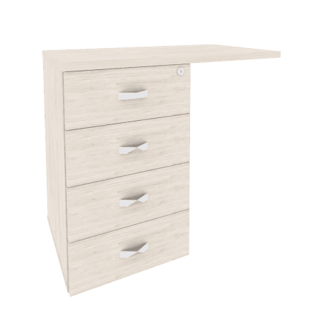 Тумба приставная (универсальная л/пр)