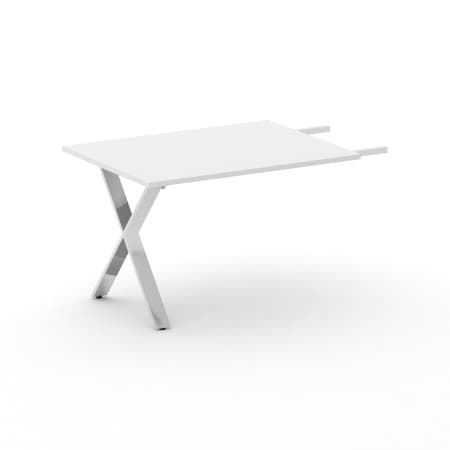 Брифинг-приставка (МДФ+пластик Феникс, опоры нерж.сталь) 1200