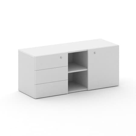 Греденция открытие за бок фасада (МДФ ультраматт)