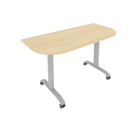 Стол складной мобильный скругленный 1400