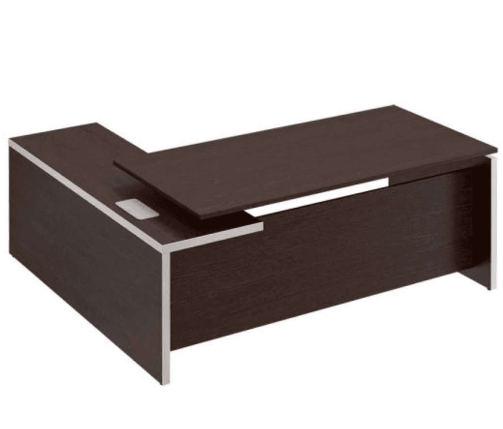 Стол руководителя с брифинг приставкой боковой правой 200