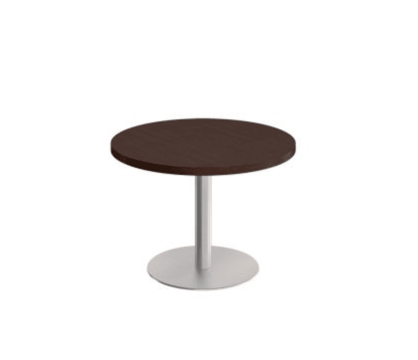 Стол для переговоров круглый на опоре-колонне