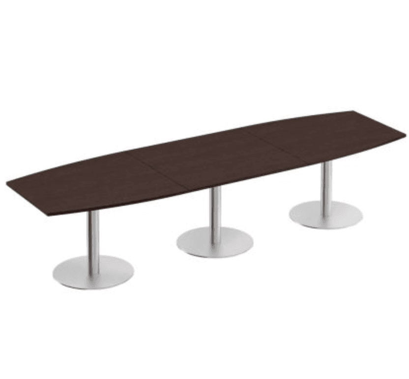 Стол для переговоров на опорах-колоннах