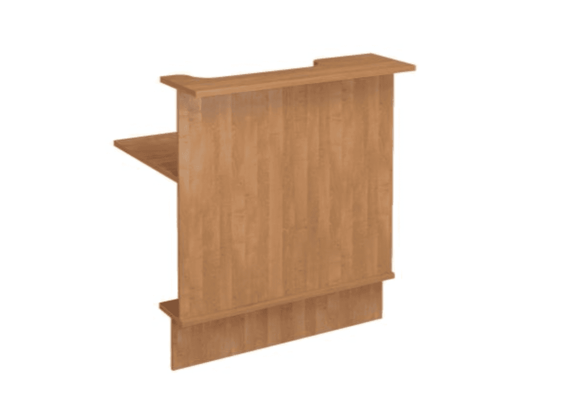 Модуль прямой с вырезом правый 100