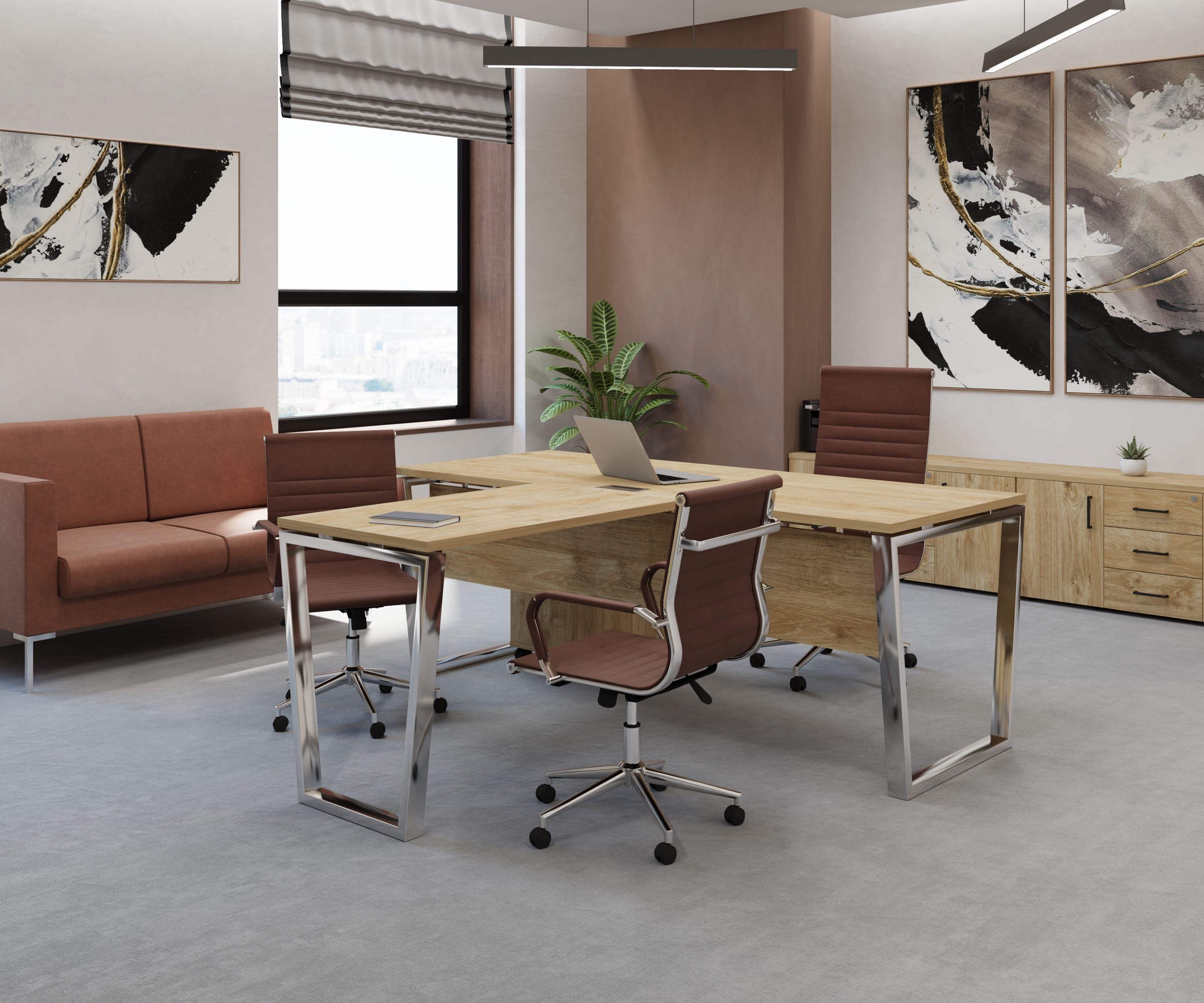 Кабинет Стайл Проджект Директ Люкс тиквуд светлый