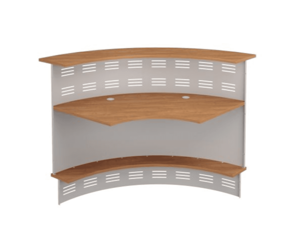 Модуль 90 грд. изогнутый наружу с экранами