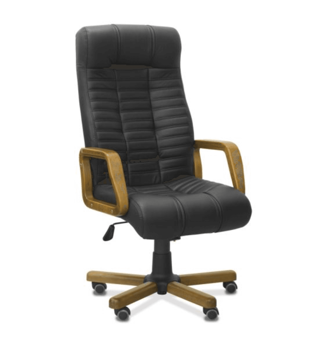 Кресло Атлант MK W U-TEX (нат.кожа/дерево)