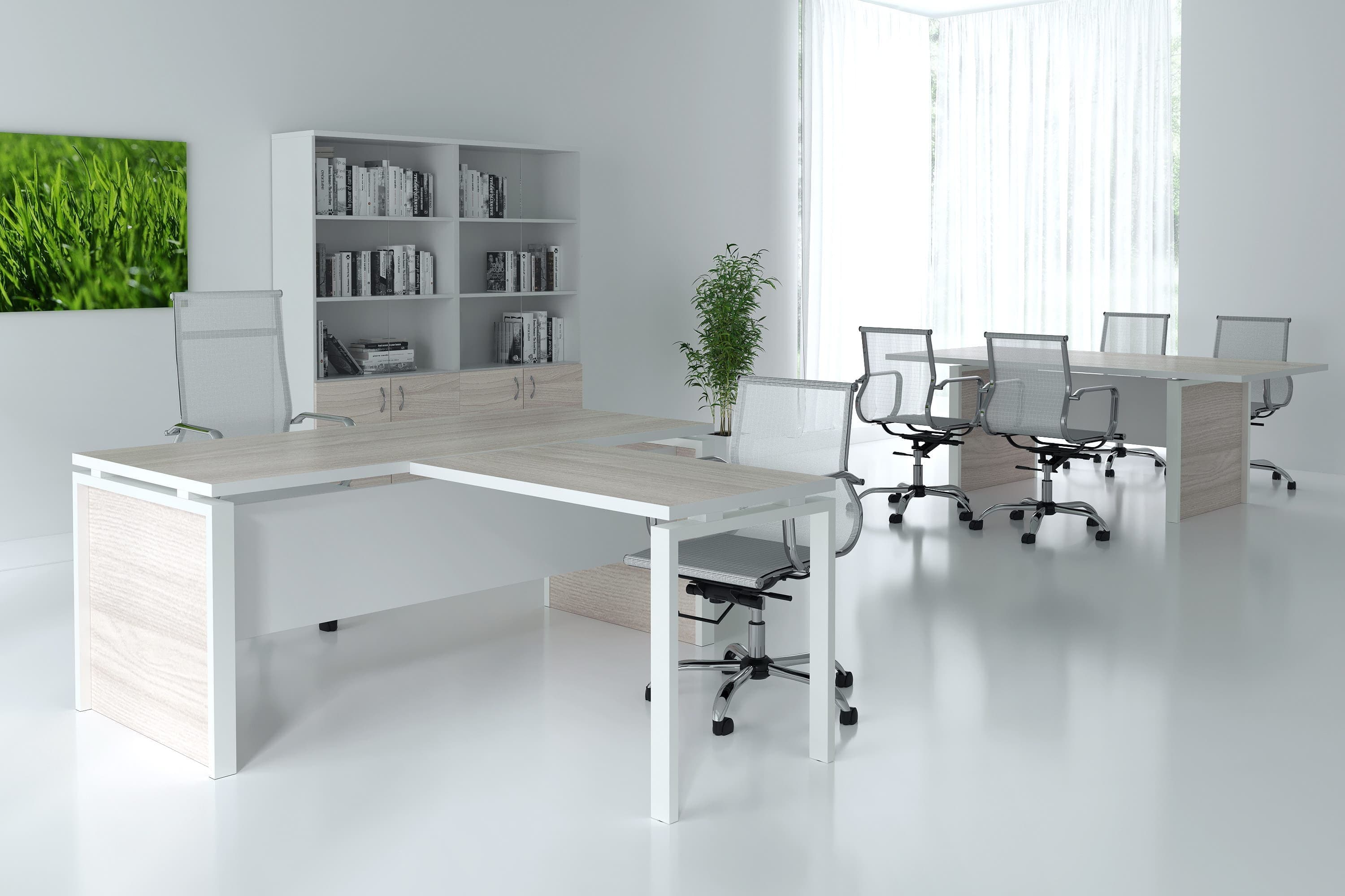 Кабинет Стил Эво дуб светлый